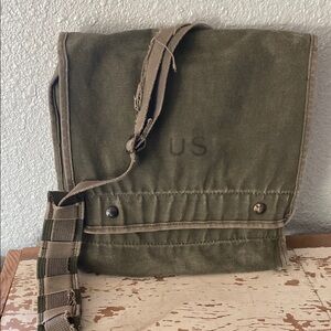 Vintage Military Style Canvas Messenger Bag